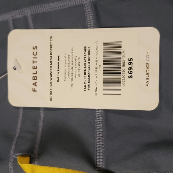 Fabletics Lg Gray Leggings - Picture 2 of 4